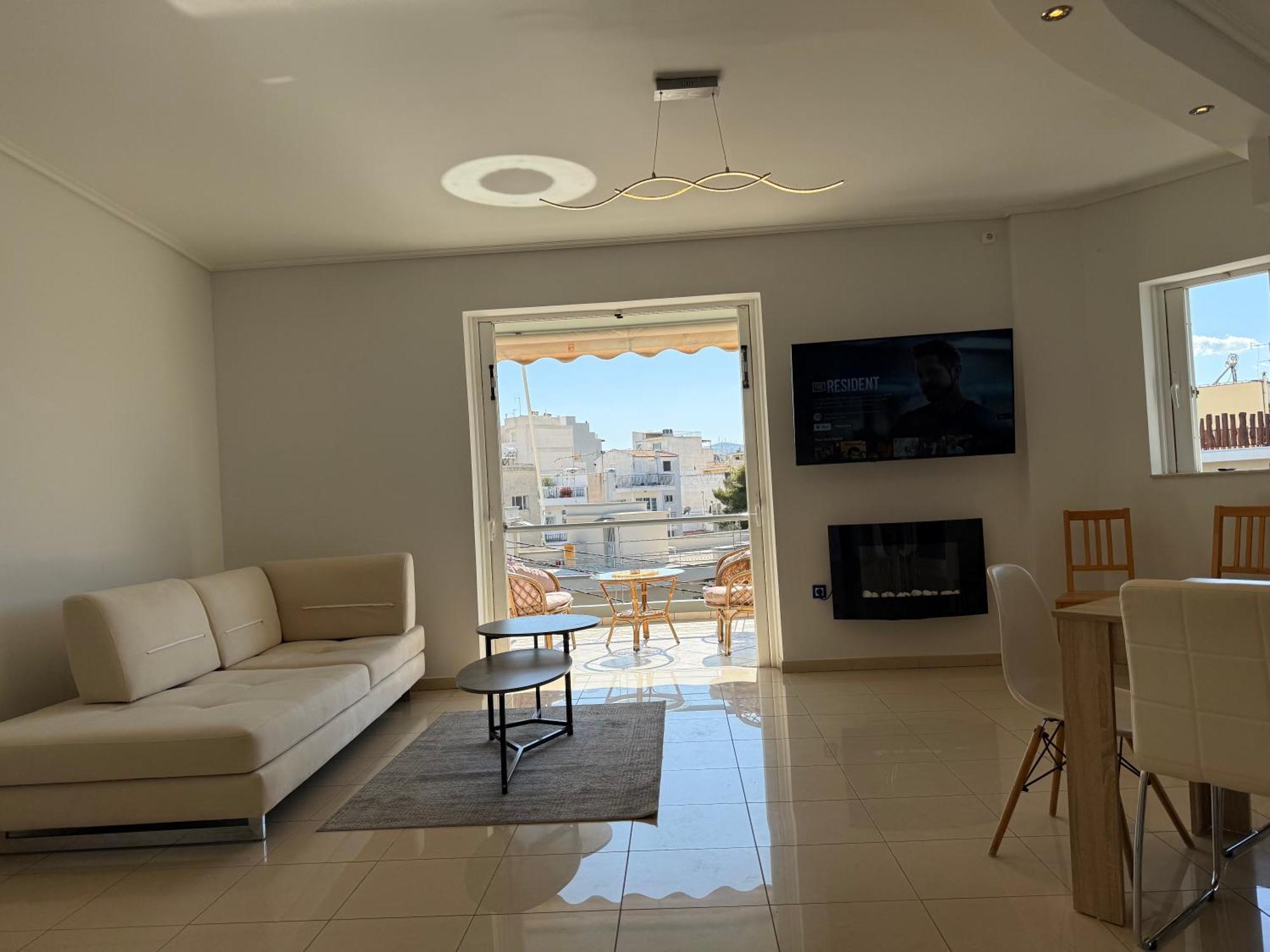 Sunny Home Private Jacuzzi Hydromassage Acropolis & Lycabettus Far View Parking 300M Metro Peristeri 雅典 外观 照片
