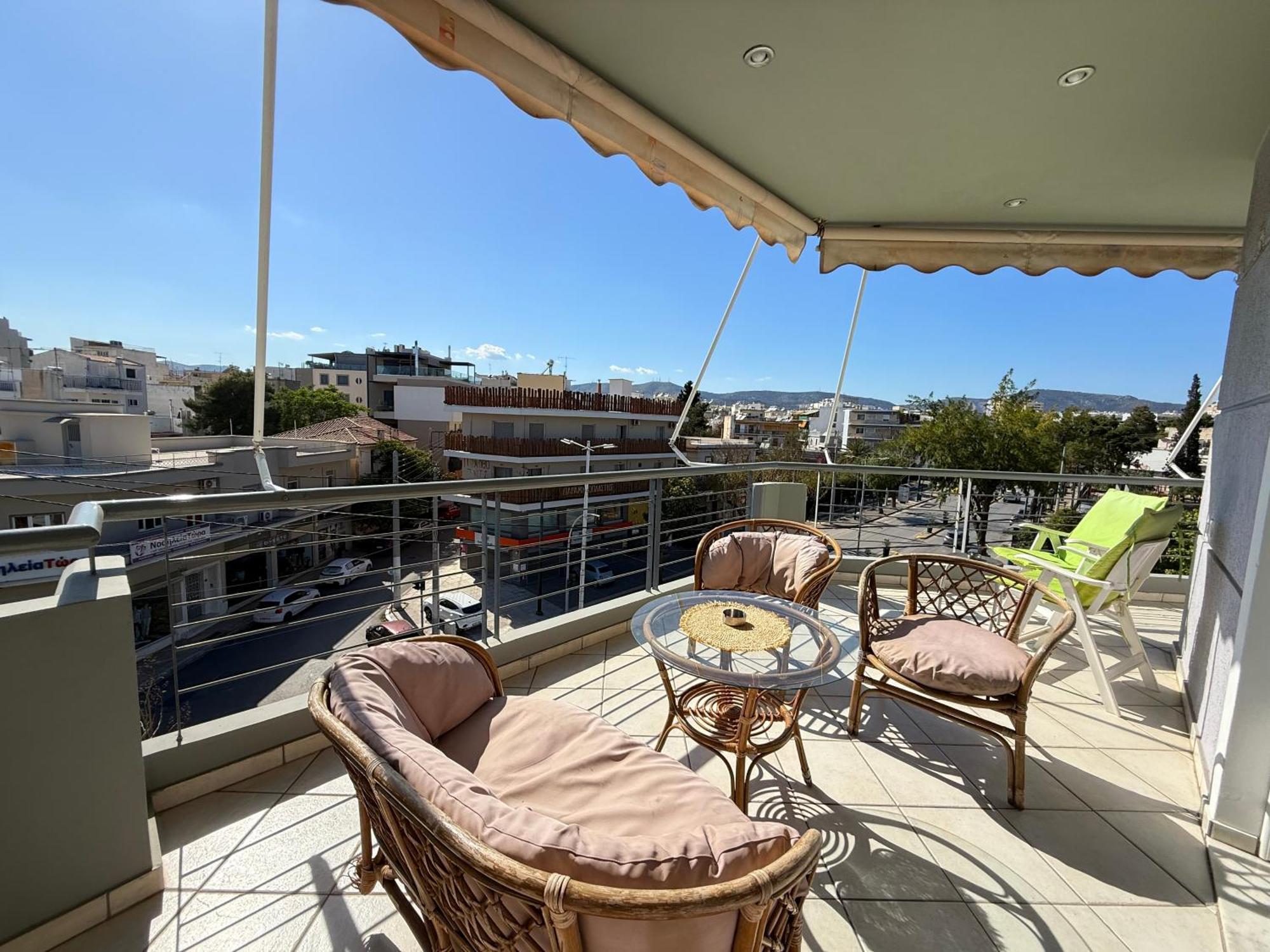 Sunny Home Private Jacuzzi Hydromassage Acropolis & Lycabettus Far View Parking 300M Metro Peristeri 雅典 外观 照片