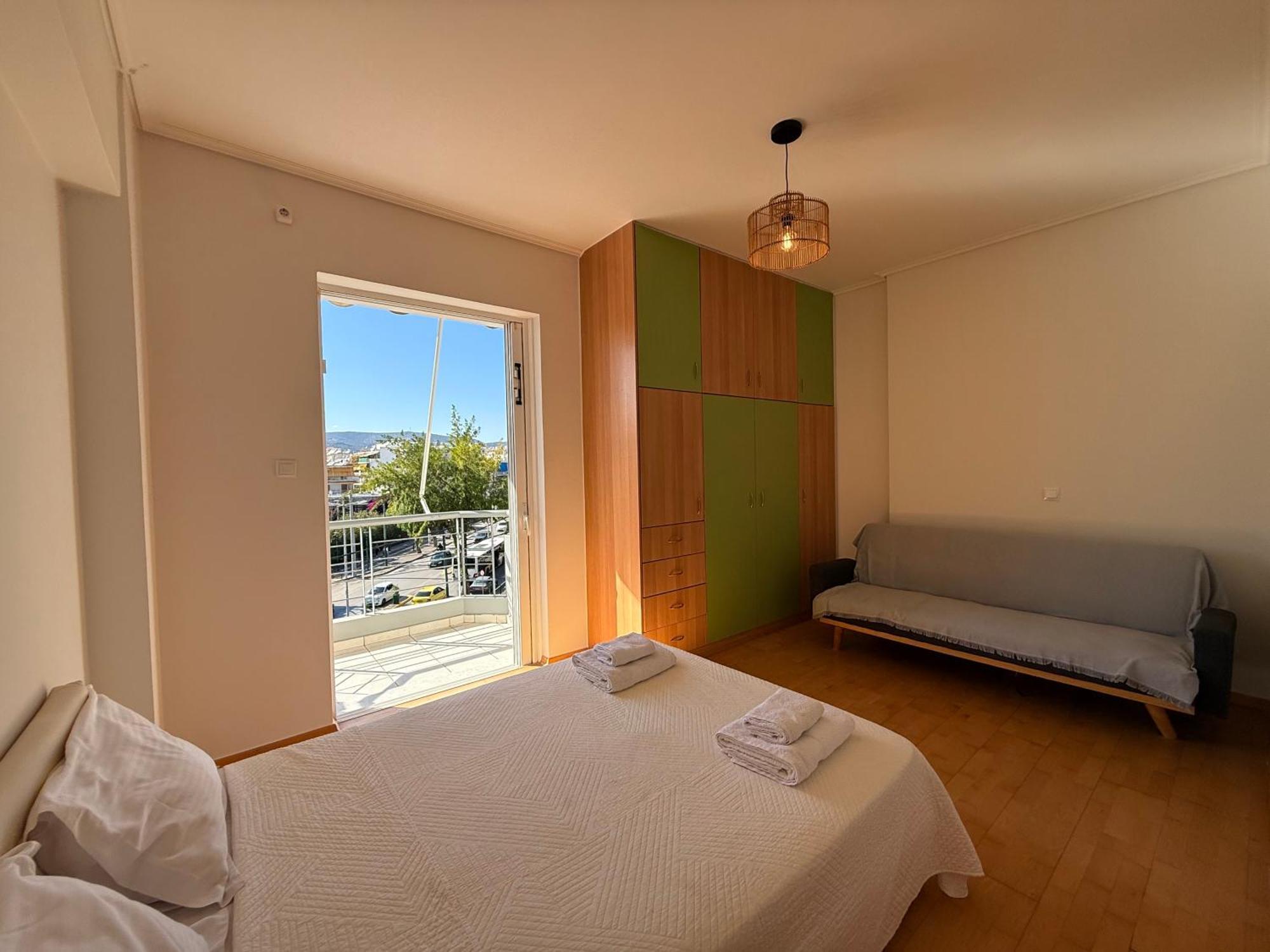 Sunny Home Private Jacuzzi Hydromassage Acropolis & Lycabettus Far View Parking 300M Metro Peristeri 雅典 外观 照片