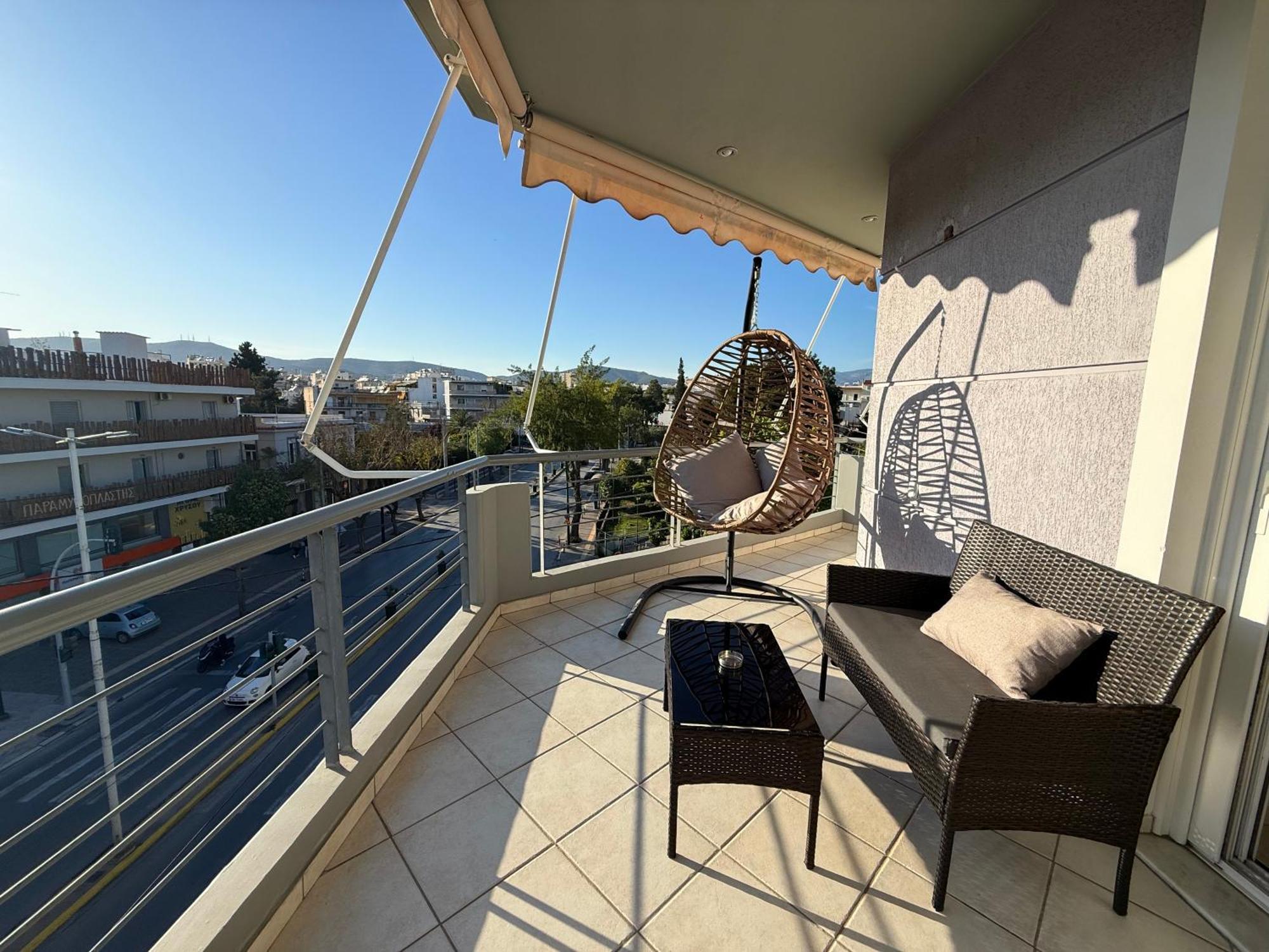 Sunny Home Private Jacuzzi Hydromassage Acropolis & Lycabettus Far View Parking 300M Metro Peristeri 雅典 外观 照片